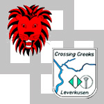 Logos Crossing Creaks & Lion Squares, © Lion Squares Germany e. V.